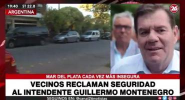 Mar del Plata cada vez más insegura: vecinos reclaman al intendente Guillermo Montenegro