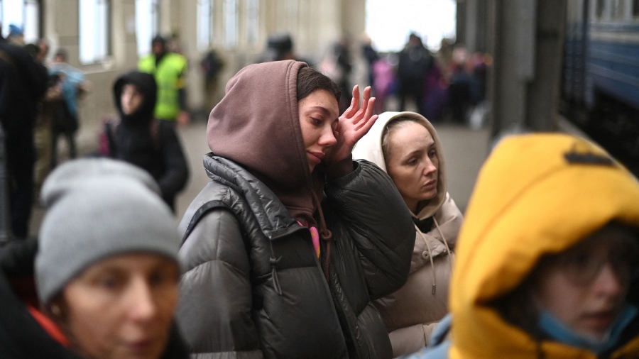 Ms de 15 millones de personas ya huyeron de Ucrania a pases vecinos Foto AFP