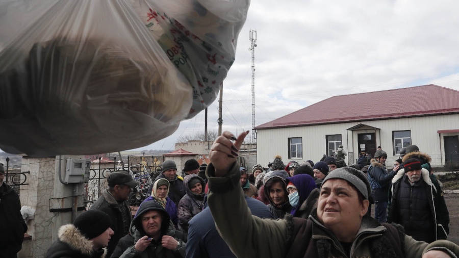 Crece el nmero de refugiados en Ucrania Foto Xinhua