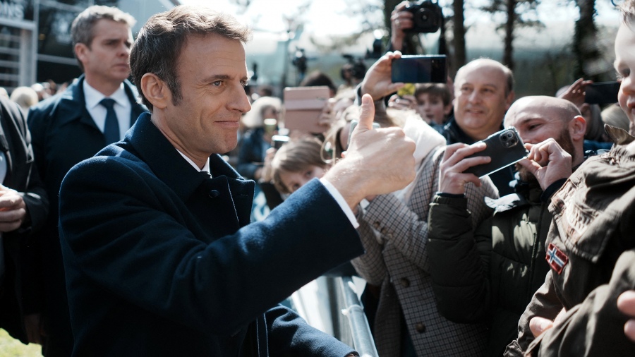 Macron aventaja en 12 puntos a Le Pen Foto AFP