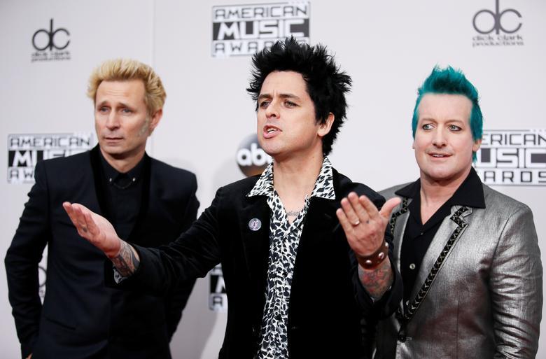 Green Day, banda. Foto: Reuters.